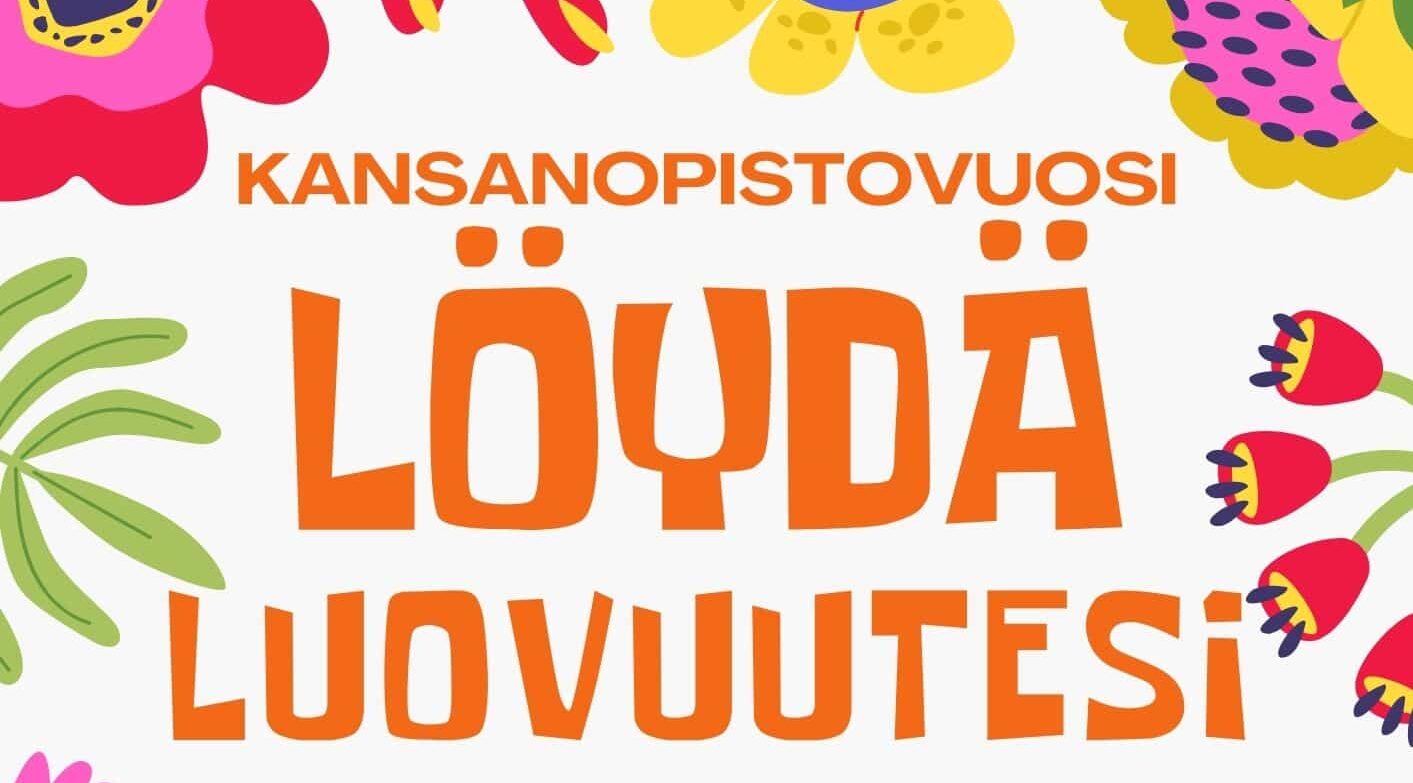 Kansanopistovuosi. Löydä luovuutesi.